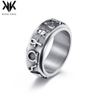 T Titanium Steel Original Rotating Beautiful Copyright Ancient Egypt New Style Stainless Steel Symbo