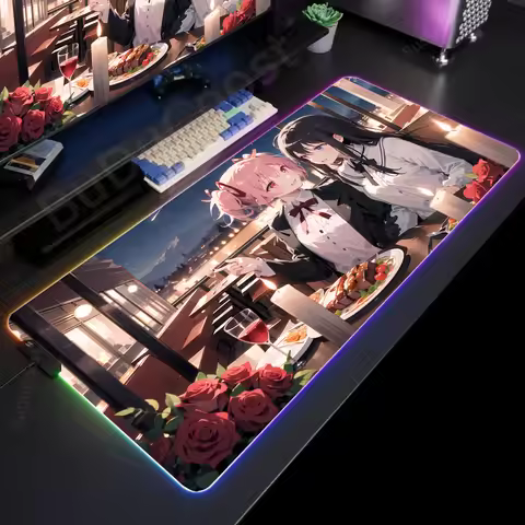 Puella Magi Madoka Magica comic Pad Table mats HD printing RGB Mouse Pad Desktop PC game XXL Large g