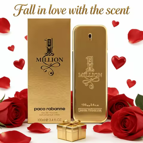 Paco Rabanne 1 Million Men's Cologne - Long-Lasting Durable Perfume for Men, Irresistible Scent to A