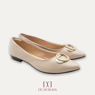 DEAR BLISS Isabella Nude Pointed Toe Flats