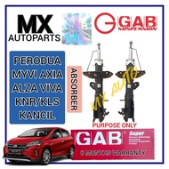 ORIGINAL GAB SUPER PERODUA AXIA BEZZA KANCIL KENARI KELISA MYVI D20N M800 ALZA VIVA KEMBARA FRONT / REAR ABSORBER