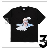 Adlv Baby Face Skydiving Tee Black