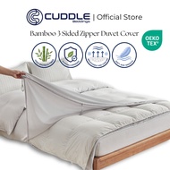 Cuddle™ Cool 2.0 Bamboo Fiber 270° Duvet Cover For Weighted Blanket - 3 Sided Zipper Quilt Cover