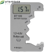 MIOSHOP Digital Battery Checker, Small Size Digital Display Digital Battery Tester, ABS Housing Univ