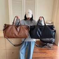 PU Travel Bag Large-Capacity Gym Bag Fashion Trend Duffel Bag Short-distance Business Trip Duffel Ba