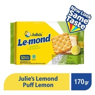 BR Julies Biscuits Lemond Julie's Biscuit Oat 25 Cheese Choco Peanut Lemon - Lemon Puff