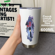 [req custombebas] Tumbler Mug Hot and Cold Drinking Glass Stainless Steel Double Layer 500ml Solo Mo