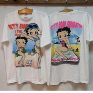 Betty Boop Vintage เสื้อวินเทจ เบทตี้บูป สวยๆ ด่วนๆ เสื้อยืดผ้าฝ้าย