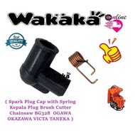 Spark Plug Cap with Spring Kepala Plug Brush Cutter Chainsaw BG328 T328 TL33 TL43 OGAWA OKAZAWA VICT