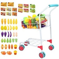 deAO Kids Shopping Cart Trolley with Sturdy Metal Frame for Toddlers 46 PCS