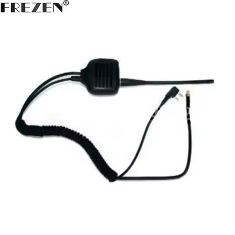 Handheld Portable Speaker Mic with Antenna Female Raio Microphone for Kenwood Baofeng UV-5R BF-88SW0