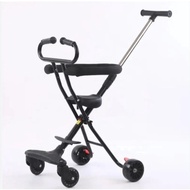 LD99 Stroller PMB EZ-01 Black Color Baby Stroller Micro Trike Bike