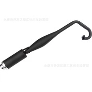 Exhaust with gasket for pocket bike 49cc