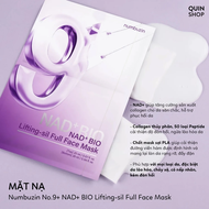 Mặt Nạ Giấy Nâng Cơ Numbuzin No.9+ NAD+ BIO Lifting-sil Full Face Mask