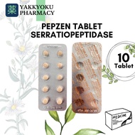 Pepzen Serratiopeptidase 5mg Ubat Bengkak Gusi/Sakit Gigi/ Sakit Kerongkong 10s