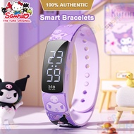 100% Authentic SANRIO Kuromi Smart Watch for Kids Gilrs Boys Smartwatch Melody IP65 Waterproof Watch Children's Cinnamoroll Smartwatch Sports Bracelet Birthday Gift 6262