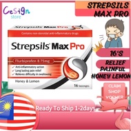 Strepsils Max Plus 16 lozenges GULA SAKIT TEKAK