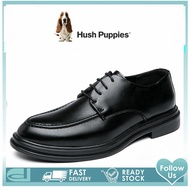 TOP☆Hush_Puppies รองเท้าผู้ชาย รุ่น สีดำ รองเท้าหนังแท้ รองเท้าทางการ รองเท้าแบบสวม รองเท้าแต่งงาน รองเท้าหนังผู้ชาย