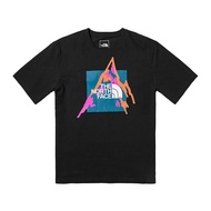 [THE NORTH FACE United States] Men Round Neck Short Sleeve Cotton T-Shirt {Black} NF0A81MW Outdoor M