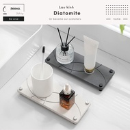 Diatomite Water Absorbent Coasters, Stone Coasters Diatomite Coaster Diatomite Mat Kitchen Top