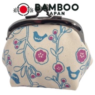 Kyosuke Coin Purse Pea-shaped Kiss Lock Pouch Bird