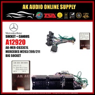 Mercedes-Benz W211 Car Stereo Power Harness Socket With Canbus For Android Player -A12920