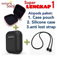Airpods Super Lengkap 1 - e case airpods pouch &amp; strap