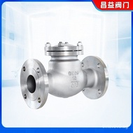 304Stainless Steel Swing Check Valve H44W-16P 316Check Valve Stainless Steel Flange Check Valve
