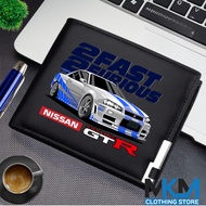 Nissan GTR Car Children's Wallet I Nissan GTR Car Men's Folding Wallet I Synthetic Leather Children'