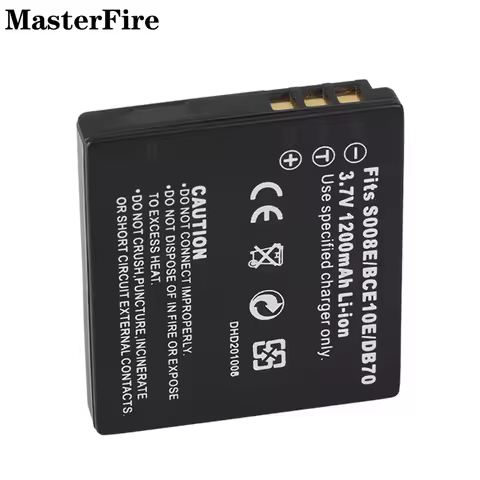 Wholesale CGA-S008E S008E 3.7V 1200mah Replacement Battery DMW-BCE10E for Panasonic DMC-FS3 FS5 FS20