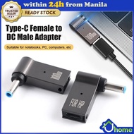 PD 100W USB Type C to Dc Power Jack Connector USB C to Universal Laptop Power Adapter Plug Converter