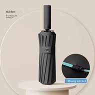 Ô Dù Tự Động Thu Gọn 108cm 60 Nan Bền Chắc Lớn Chất Liệu Pongee 190T Chống Gió Dùng Được Cả Nắng Và