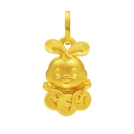 CHOW TAI FOOK CHOW TAI FOOK 999 Pure Gold Pendant-Zodiac Rabbit (Gold Coin) R31444