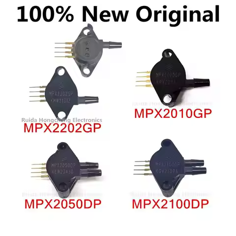 1PCS/Lot MPX2202GP、MPX2010GP、MPX2050DP、MPX2100DP New Genuine Pressure Sensor MPX2202、MPX2010、MPX2050