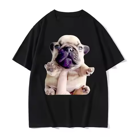 2026 Franc É S Pibble Meme Bulldog Hoodie Suitable for Men Balcony Ladies Kawaii Cute Ladies Men and