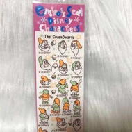 日本製Disney七個小矮人貼紙