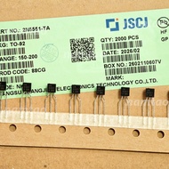 Transistor 2N5551, 2N5401 5551 5401 genuine CJ copper pin with wire