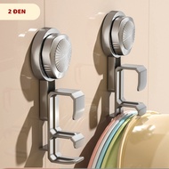 Móc Chậu Nhà Tắm Hút Chân Không Chắc Chắn Móc Treo Đồ Thau Chậu Tái Sử Dụng Nhiều Lần ENO- MC05