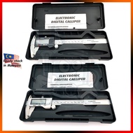 6"inch 150mm Digital Caliper Stainless Steel LCD Digital Vernier Caliper Measurement Tool Included B