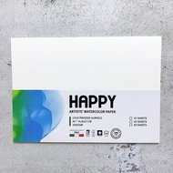 A set of 10 sheets of Happy Artist grade watercolor paper, a3 size 160/250/300 GSM