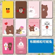 *🇸🇬SG INSTOCK* Line Friends Brown Cony Choco Sally Moon Ezlink Sticker Protector Cartoon Card Sticker 布朗熊可妮兔磨砂卡贴