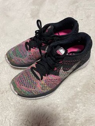 Nike flyknit lunar3 粉色 23號