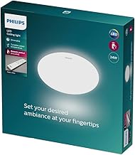 Philips Lighting Braid CL610 Energy Storage Systems All in One Round LED Ceiling Light, 24W, 27-40-6