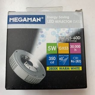 Megaman 5w LR1305-60D GX53 2800k warm white LED Reflector 餅仔 反射 LED 燈膽