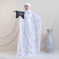 AL AROFAH Mukena Terusan Sutra Mukena Dewasa Tanpa Lengan