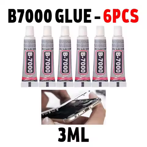 1/6pcs B7000 3ml Mobile Phone Touch Screen Super Glue B-7000 Adhesive Telephone DIY Glue Repair Poin