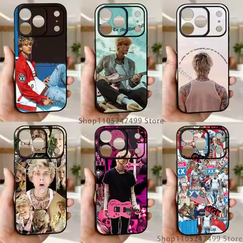 M-MGK Kelly singer Phone Case For iPhone 17,16,15,14,13,12,11,Pro Max,XSX,,XR,SE,Mini,8,7,Soft Silic