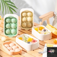 LMcube 6 Grids Silicone Ice Tray Maker with Cover Silicone Mould | Ice Cube Tray | Ice Maker | Ice T