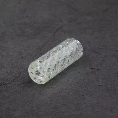 colourful 3Pcs Glass Tips Rolling Paper Holder 7-hole Cigarette Filter Cigs Glass Tool