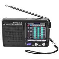 AM/FM/SW Portable Radio Operated for Indoor, Outdoor &amp; Emergency Use Radio with Speaker &amp; Headphone Jack